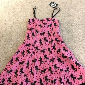 Lace trim party dress